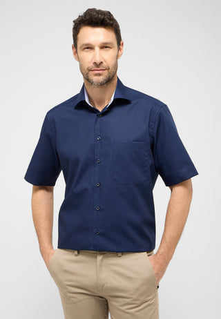 ETERNA COMFORT FIT Kurzarm Hemd - Midnight Harbor - 1307-19-K15K