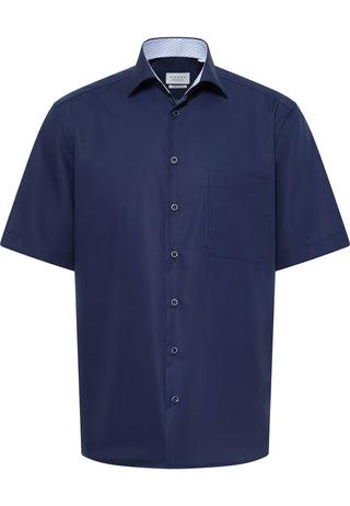 ETERNA COMFORT FIT Kurzarm Hemd - Midnight Harbor - 1307-19-K15K
