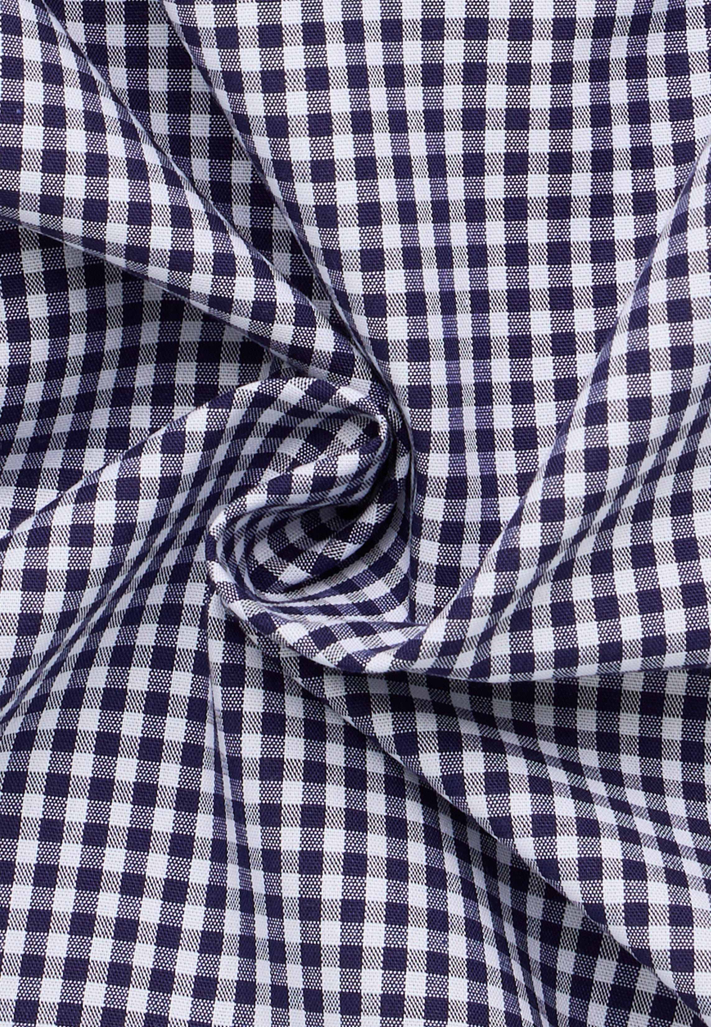 ETERNA MODERN FIT Kurzarm Hemd - Midnight Gingham Navy - 8913-16-C146 von Eterna