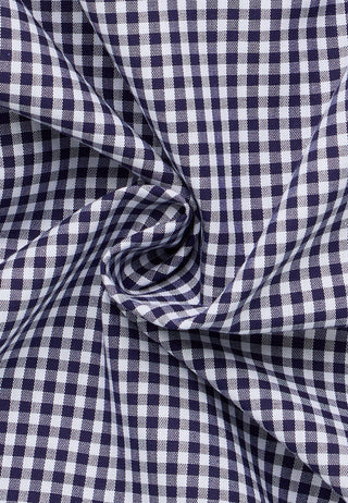 ETERNA MODERN FIT Kurzarm Hemd - Midnight Gingham Navy - 8913-16-C146