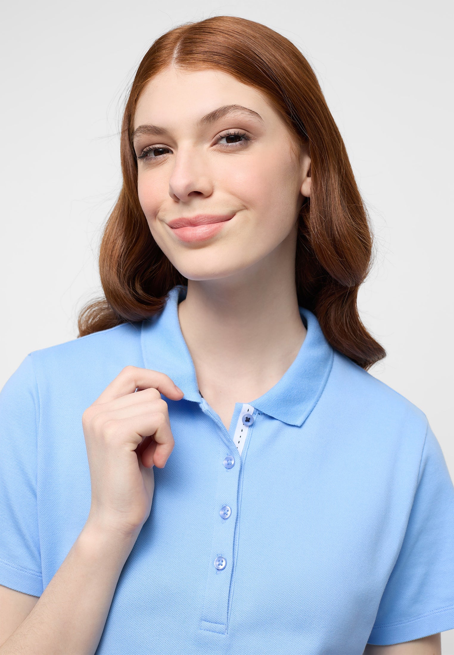 ETERNA REGULAR FIT Poloshirt - Skybound Mist - 5536-11-H530 von Eterna