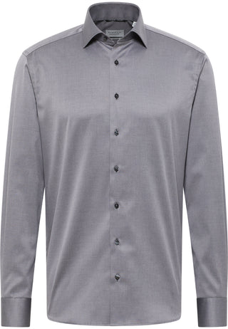 ETERNA Modern Fit Cover Shirt - Silver Mist Blue - 8817-35-X18K