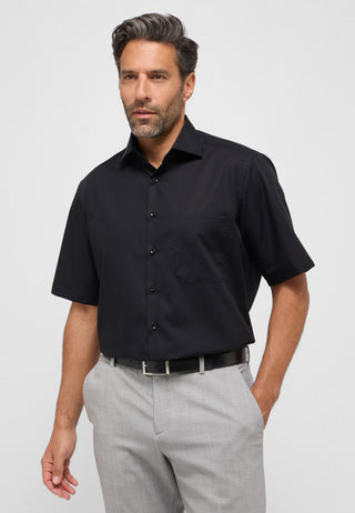 ETERNA COMFORT FIT Kurzarm Hemd - Midnight Popeline - 1100-39-K19K
