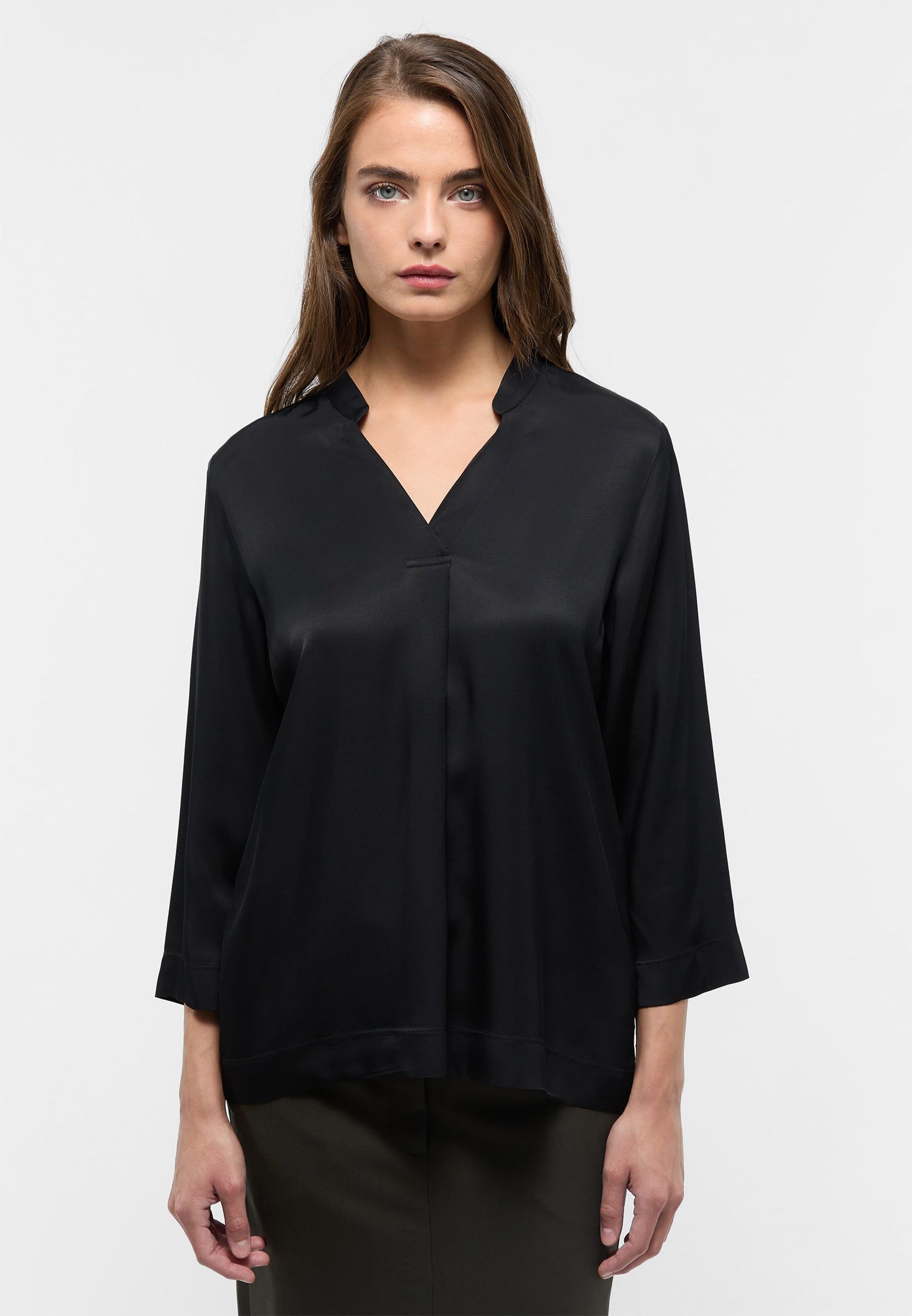 ETERNA LOOSE FIT Bluse - Midnight Noir - 5270-39-R307