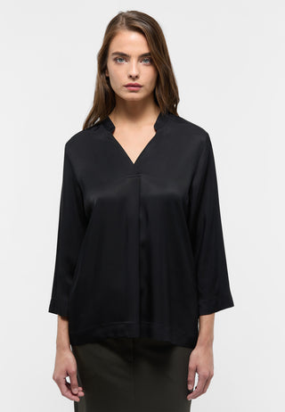 ETERNA LOOSE FIT Bluse - Midnight Noir - 5270-39-R307
