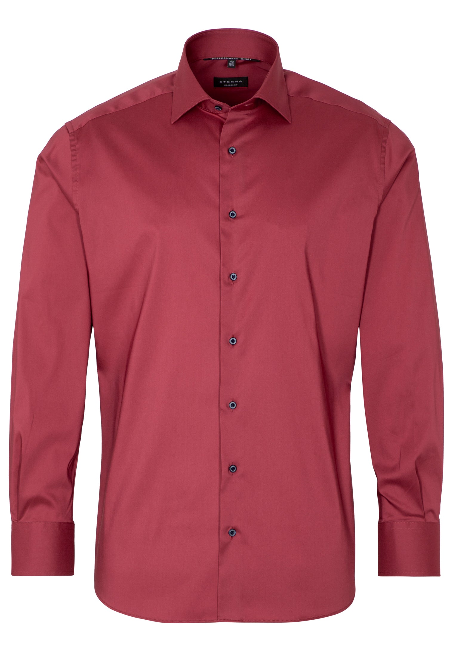 ETERNA MODERN FIT Performance Shirt - Crimson Bordeaux - 3377-56-X18K