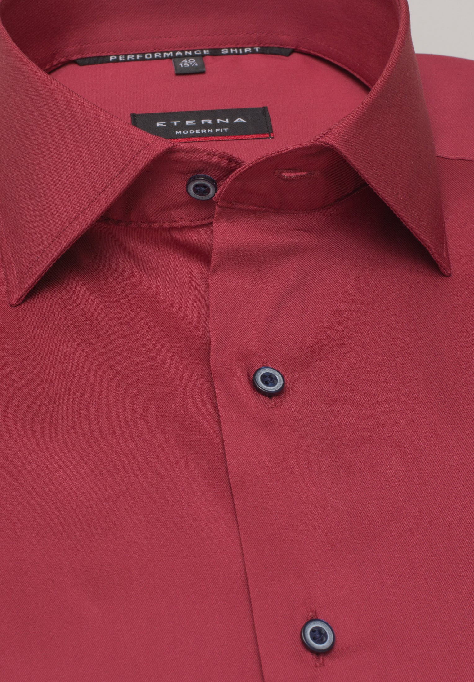 ETERNA MODERN FIT Performance Shirt - Crimson Bordeaux - 3377-56-X18K von Eterna
