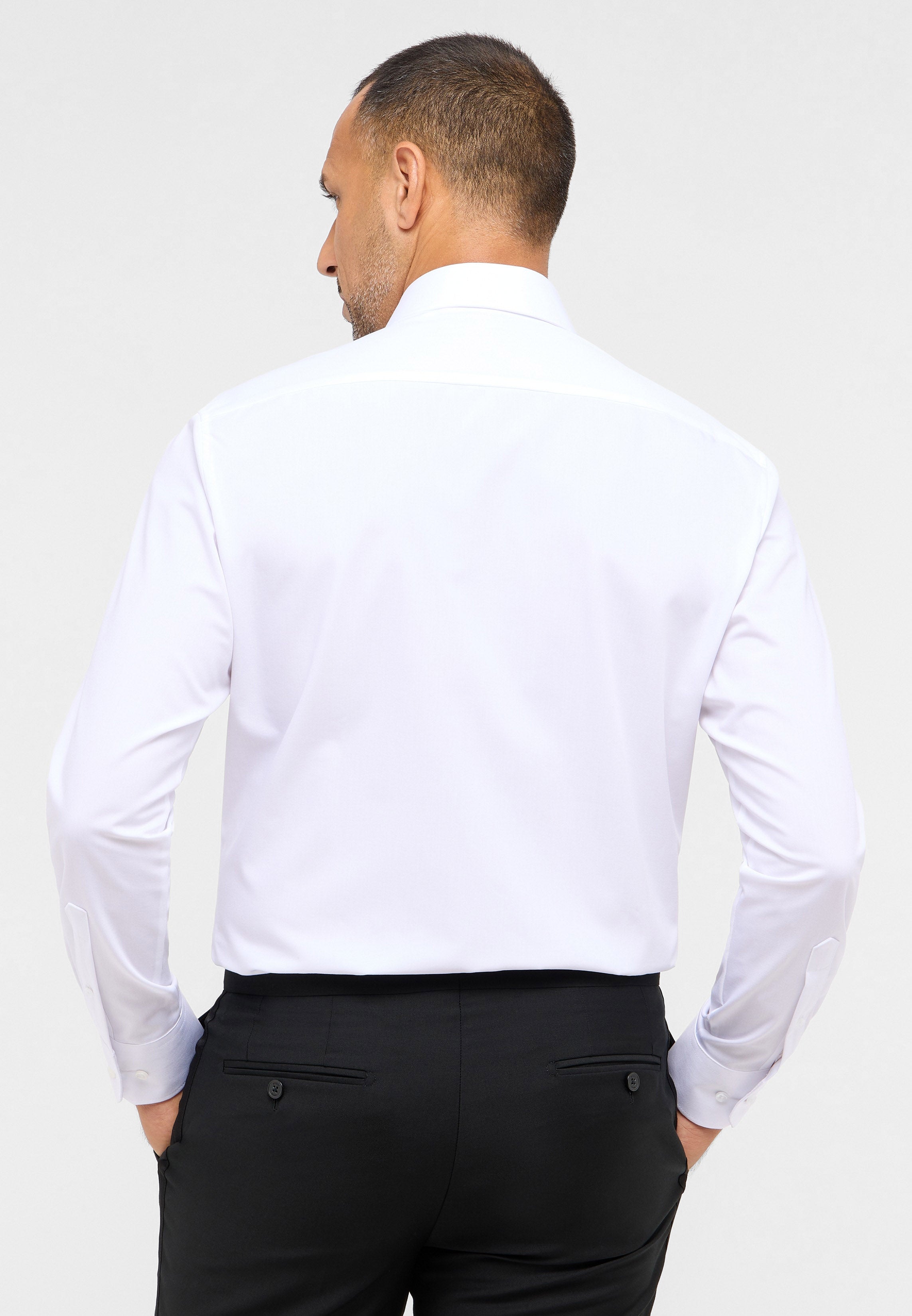 ETERNA MODERN FIT Performance Shirt - Bright Glacier White - 4194-00-X18K von Eterna