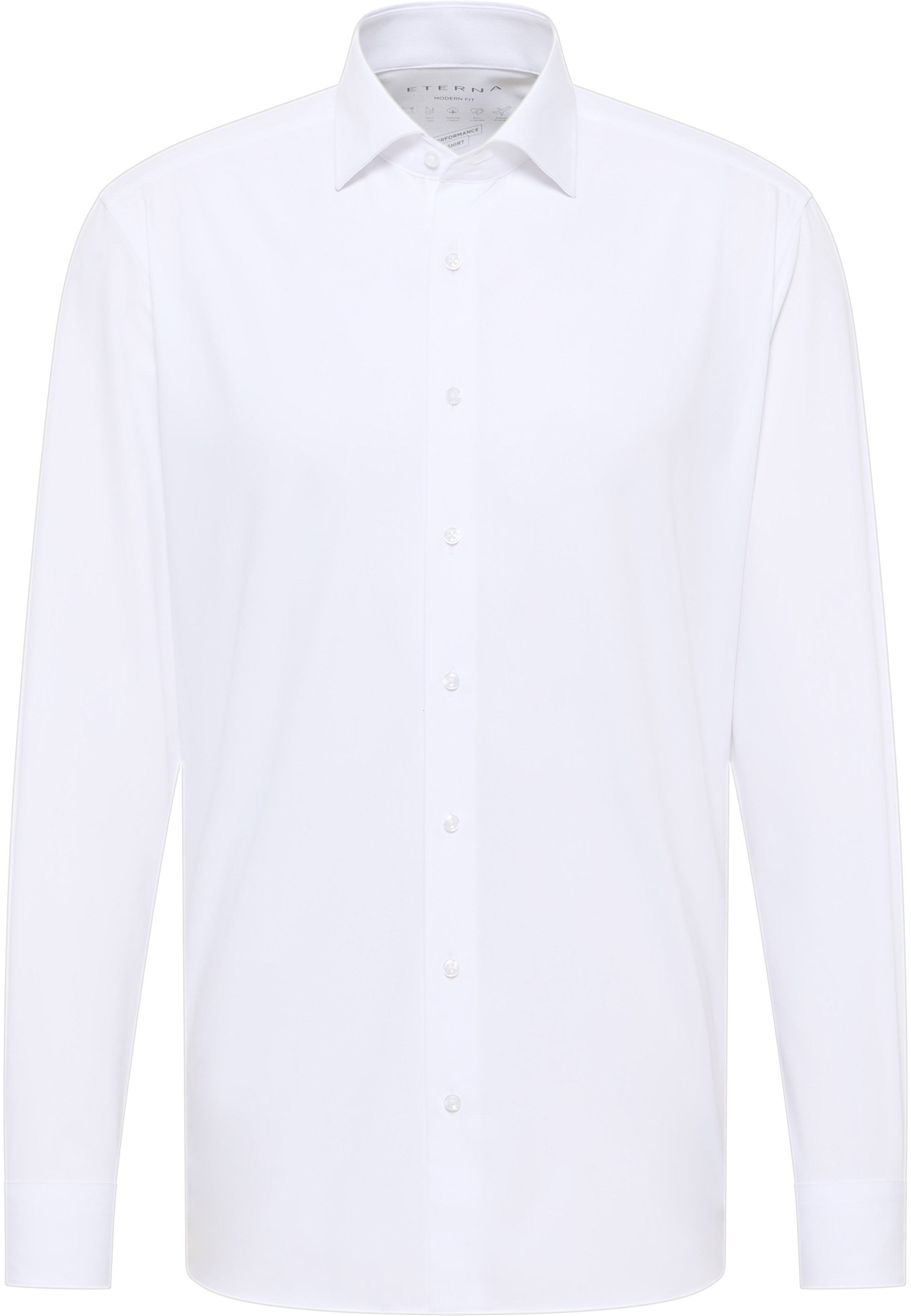 ETERNA MODERN FIT Performance Shirt - Bright Glacier White - 4194-00-X18K