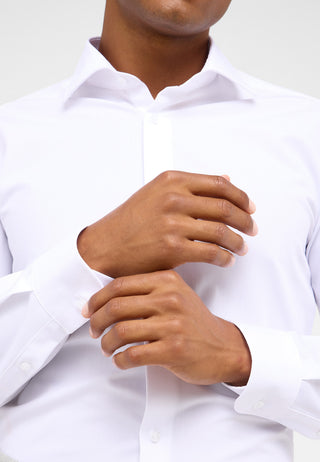 ETERNA Slim Fit Performance Shirt - Bright Glacier White - 4194-00-F170