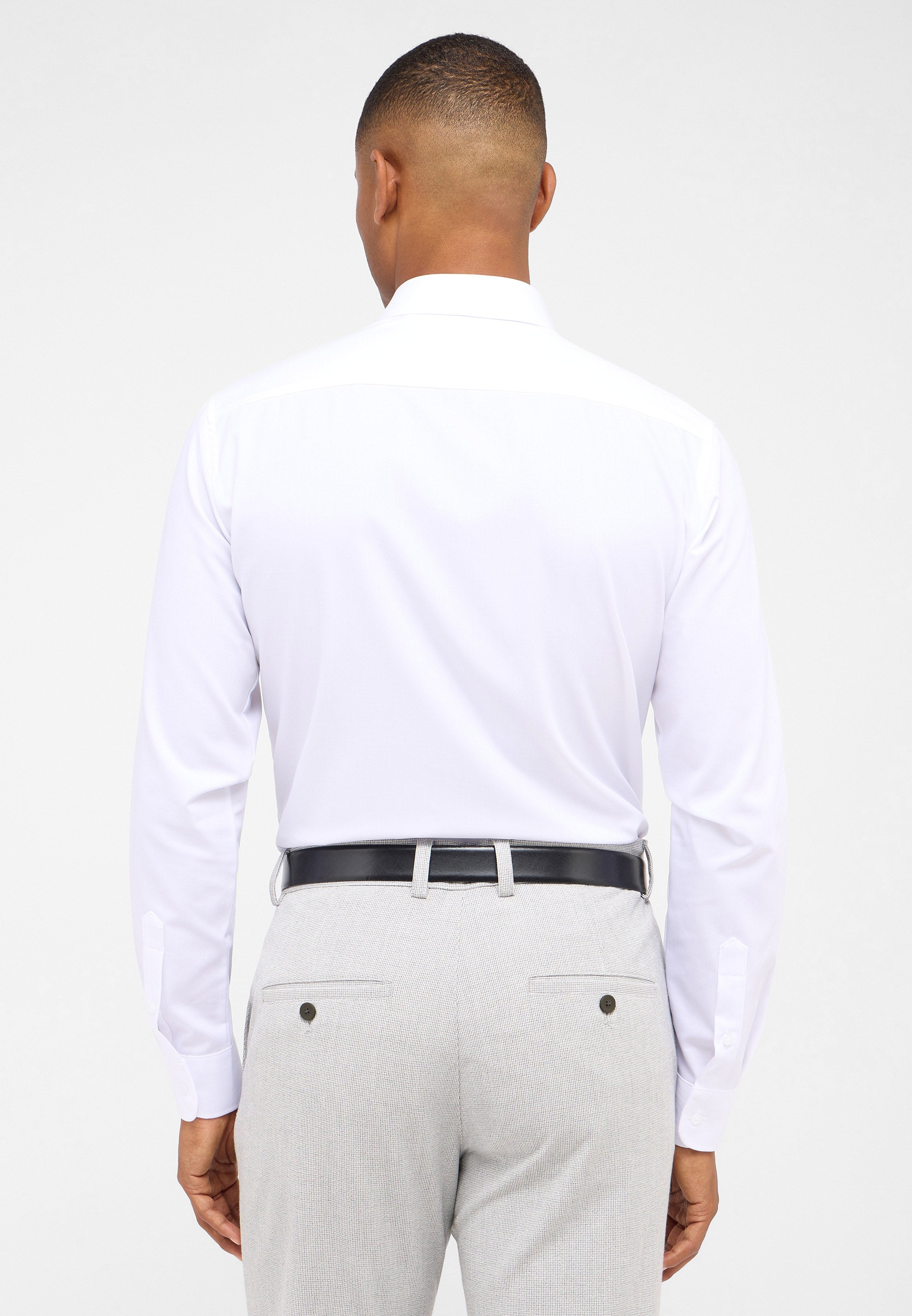 ETERNA Slim Fit Performance Shirt - Bright Glacier White - 4194-00-F170 von Eterna