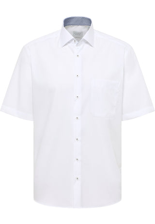 ETERNA COMFORT FIT Kurzarm Hemd - Ivory Harbor - 1304-00-K15K