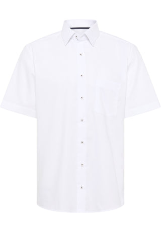 ETERNA MODERN FIT Kurzarm Hemd - Polar Cloud White - 8464-00-C181