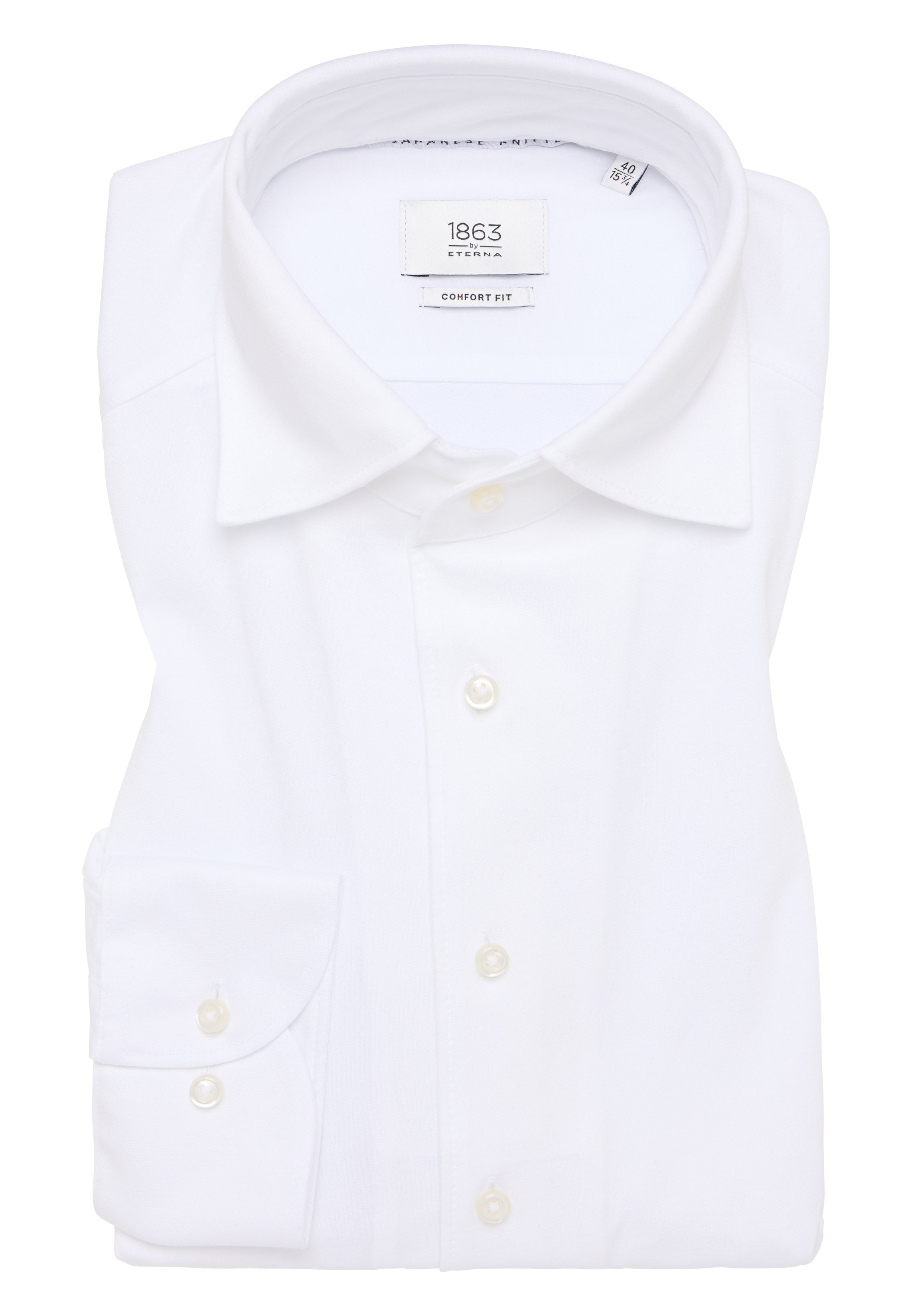 ETERNA 1863 Comfort Fit Langarm Hemd - Moonmilk White - 2269-00-LSK1