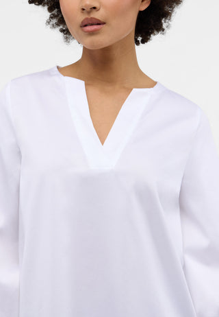 ETERNA LOOSE FIT Bluse - Cotton Mist Satin - 5585-00-R329
