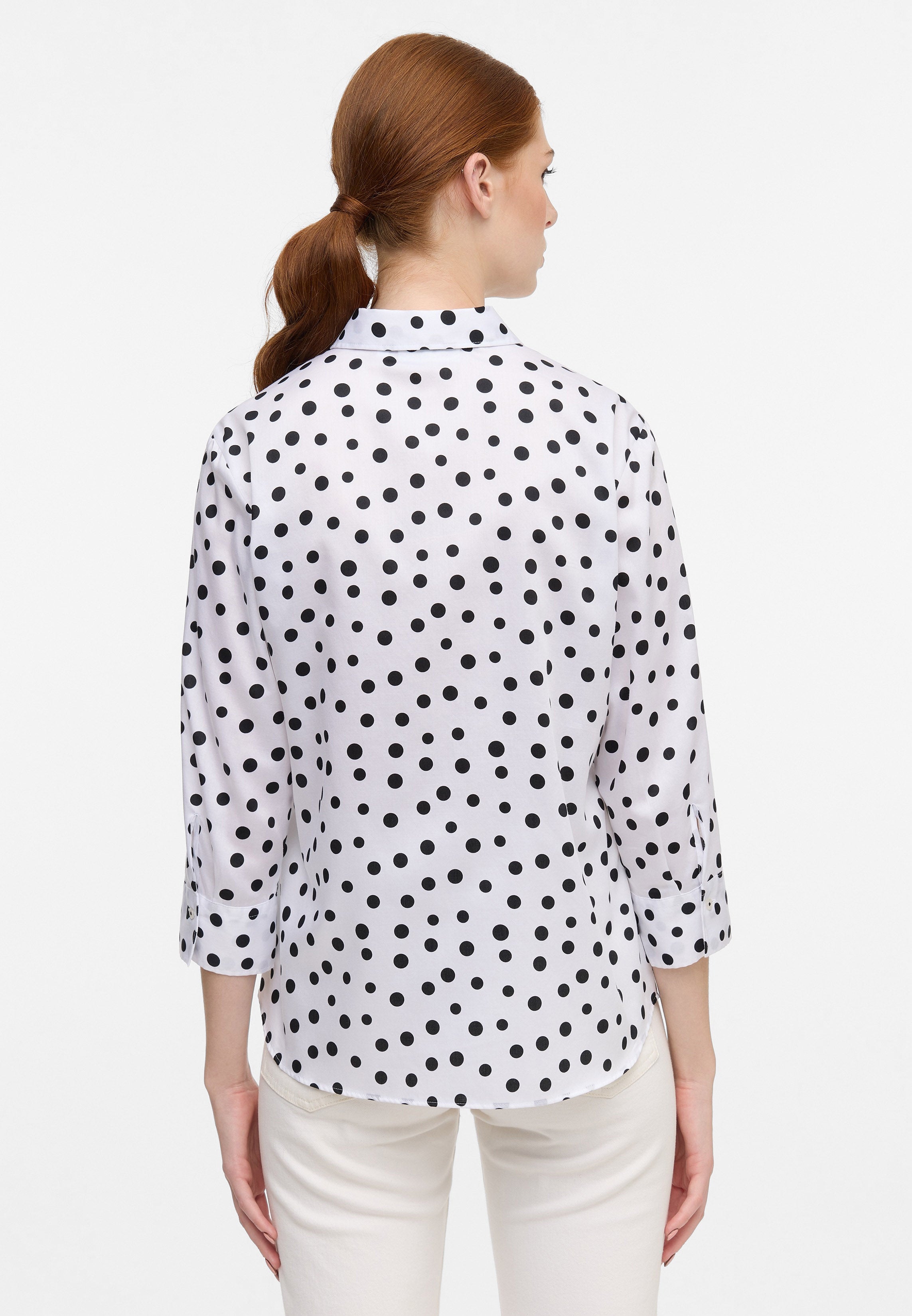 ETERNA REGULAR FIT Bluse - Dotted Whitespace - 7173-01-R352 von Eterna