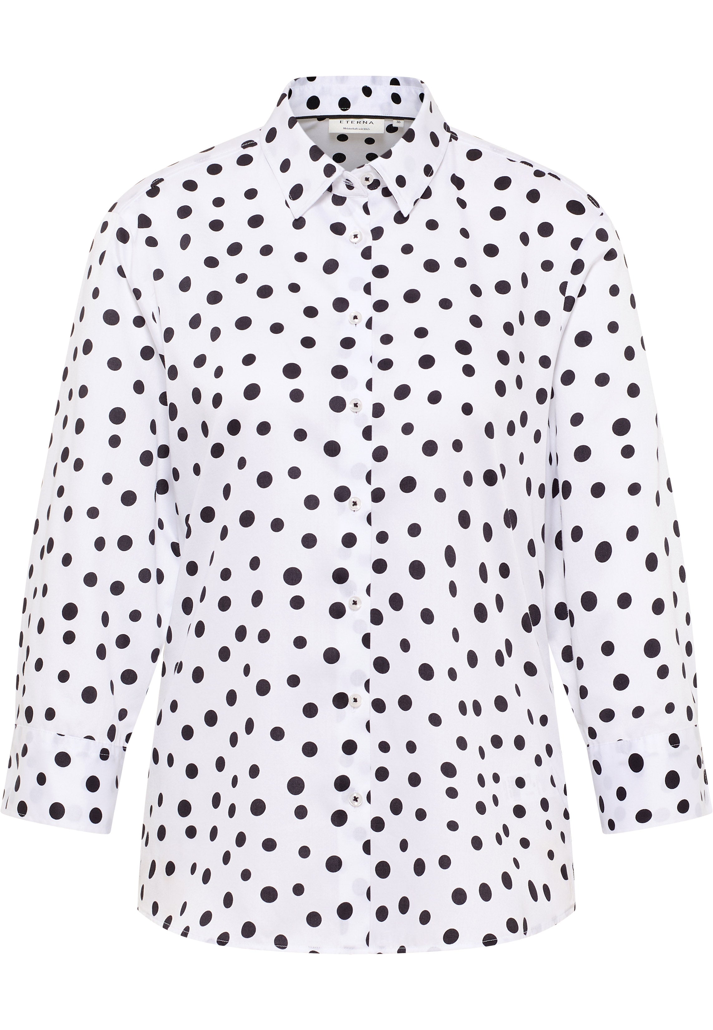 ETERNA REGULAR FIT Bluse - Dotted Whitespace - 7173-01-R352