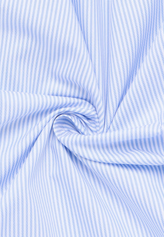 ETERNA COMFORT FIT Langarm Hemd - Pale Sky Stripe - 8992-12-E15P