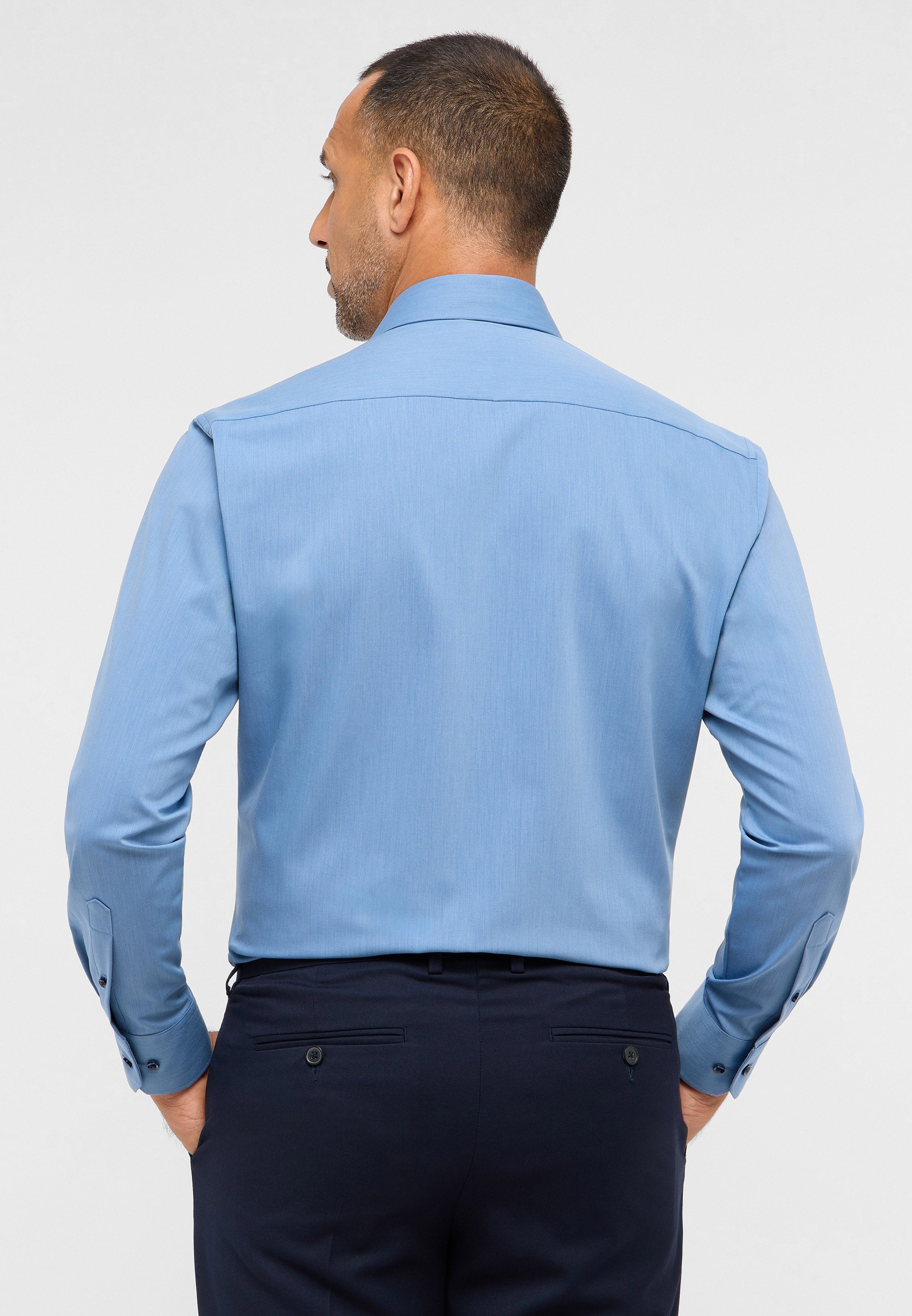ETERNA MODERN FIT Performance Shirt - Light Harbor Blue - 4194-07-X18K von Eterna