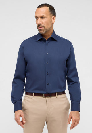 ETERNA MODERN FIT Performance Shirt Langarm Hemd - Night Sapphire Blue - 4194-19-X18K