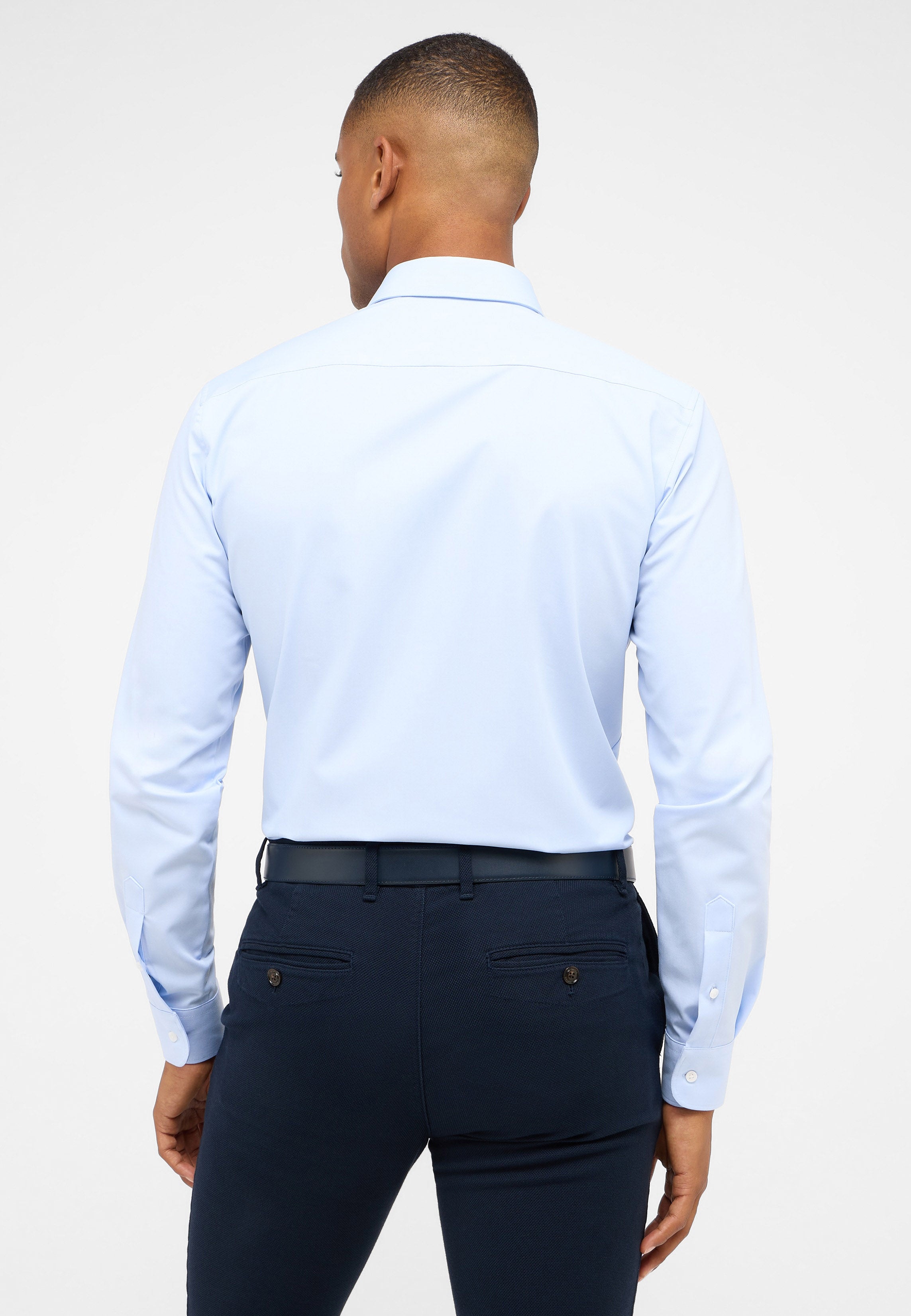 ETERNA SLIM FIT Performance Shirt - Sky Dawn Blue - 4194-10-F170 von Eterna