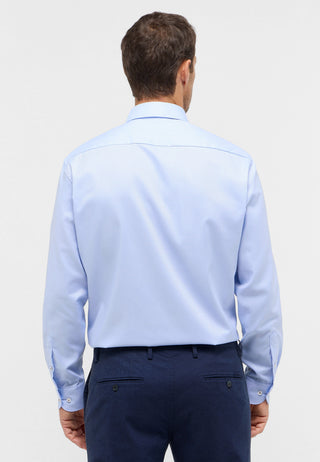 ETERNA COMFORT FIT Langarm Hemd - Misty Harbor Blue - 8464-12-E181