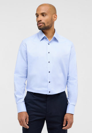 ETERNA MODERN FIT Langarm Hemd - Frosted Harbour Blue - 2132-12-X171