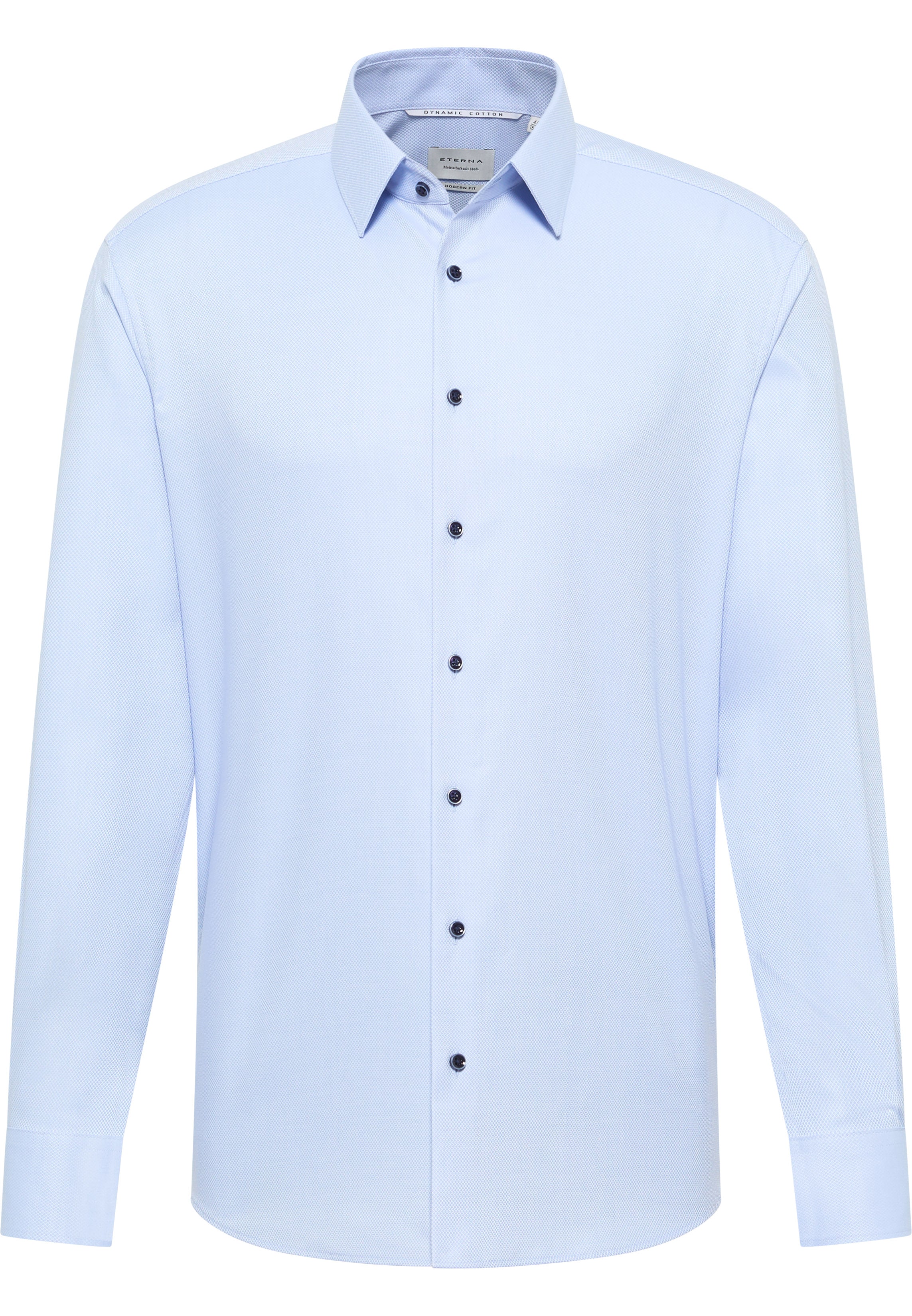 ETERNA MODERN FIT Langarm Hemd - Frosted Harbour Blue - 2132-12-X171