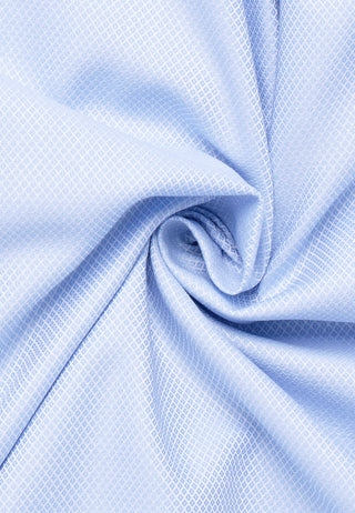 ETERNA COMFORT FIT Natural Stretch Langarm Hemd - Ocean Mist Blue - 2132-12-E181