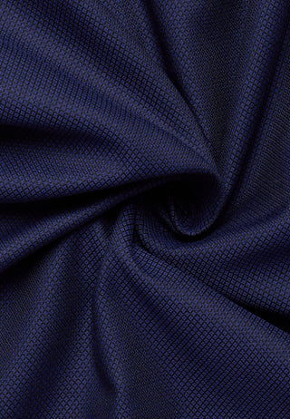 ETERNA MODERN FIT Langarm Hemd - Midnight Dobby Blue - 2132-18-X171