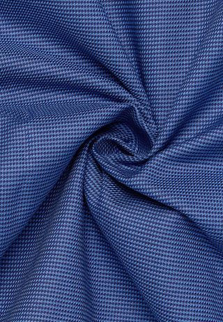 ETERNA MODERN FIT Kurzarm Hemd - Ocean Dusk Houndstooth - 1181-18-C181