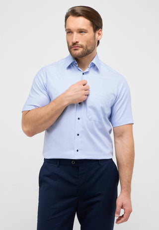 ETERNA COMFORT FIT Kurzarm Hemd - Skywork Blue - 1181-12-K181