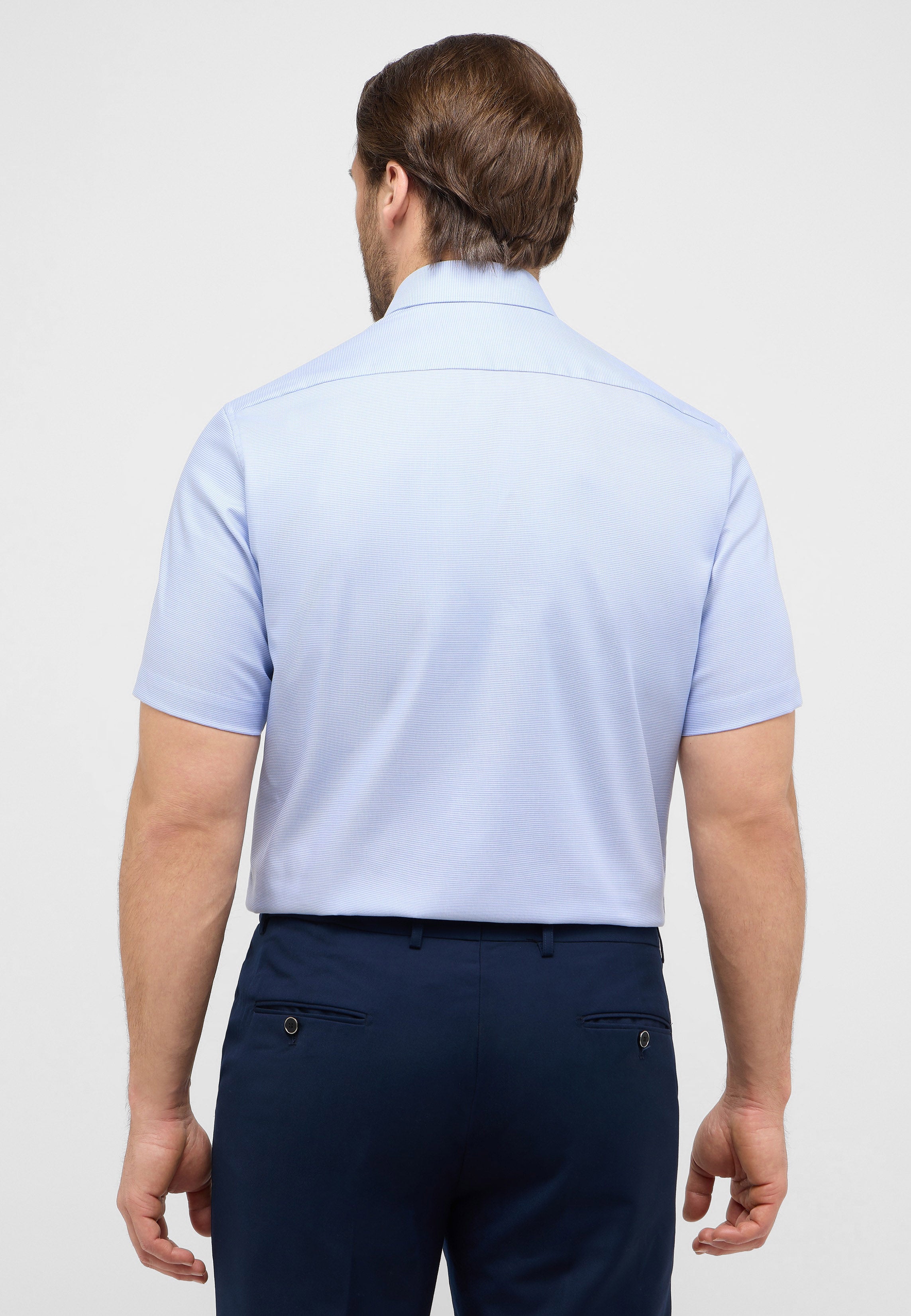 ETERNA COMFORT FIT Kurzarm Hemd - Skywork Blue - 1181-12-K181 von Eterna