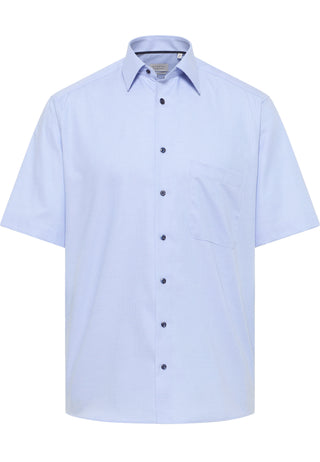 ETERNA COMFORT FIT Kurzarm Hemd - Skywork Blue - 1181-12-K181
