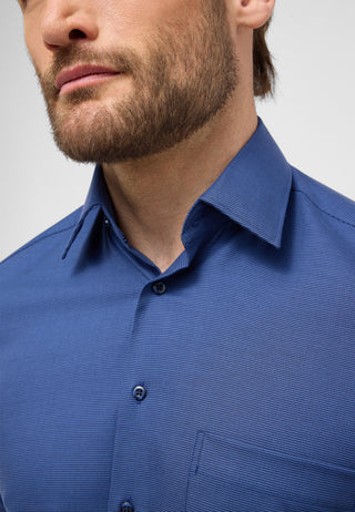 ETERNA COMFORT FIT Kurzarm Hemd - Deep Atlantic Blue - 1181-18-K181