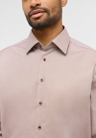 ETERNA MODERN FIT Langarm Hemd - Desert Rose Check - 2132-25-X171