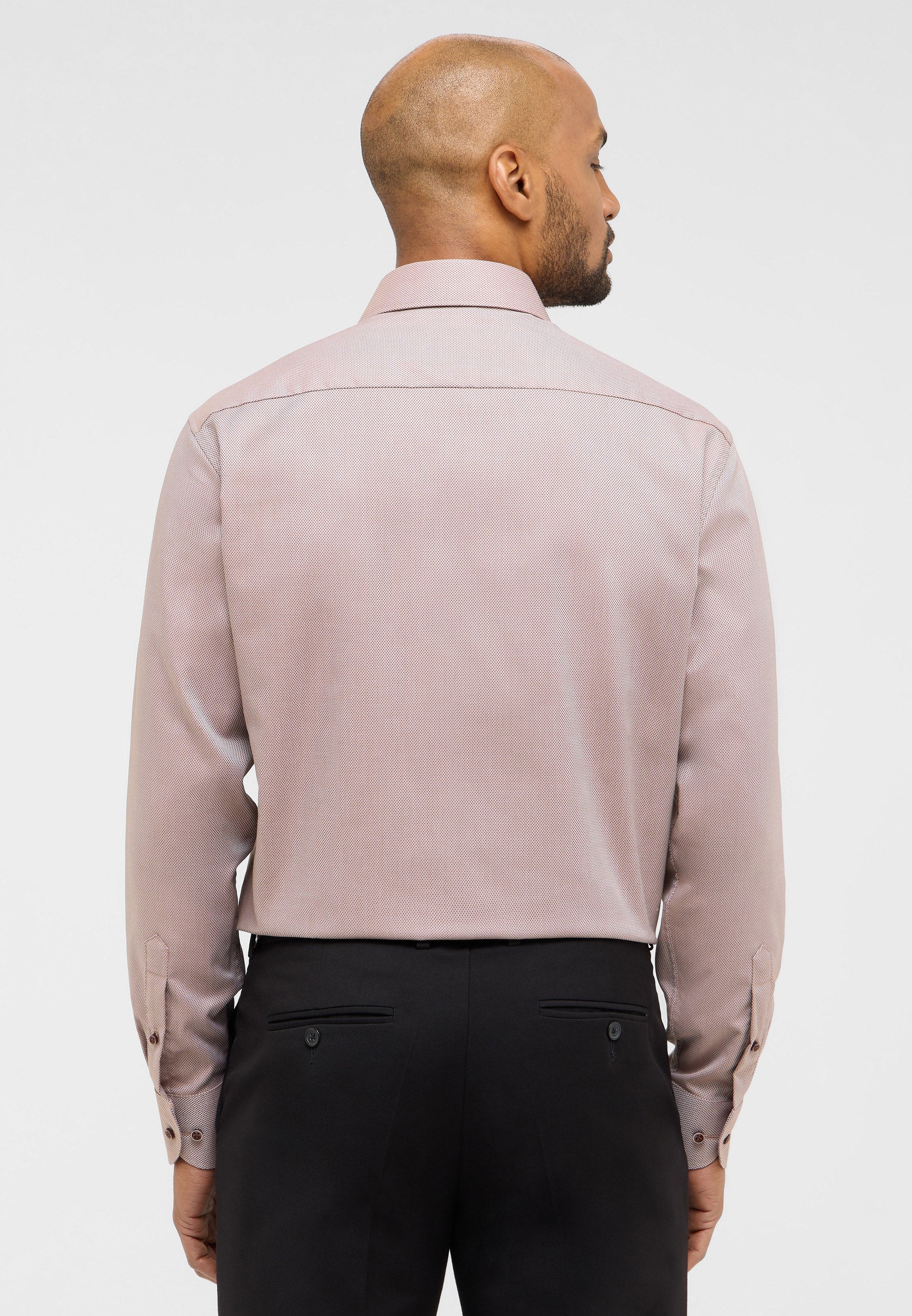 ETERNA MODERN FIT Langarm Hemd - Desert Rose Check - 2132-25-X171 von Eterna