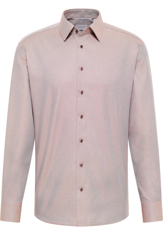 ETERNA MODERN FIT Langarm Hemd - Desert Rose Check - 2132-25-X171