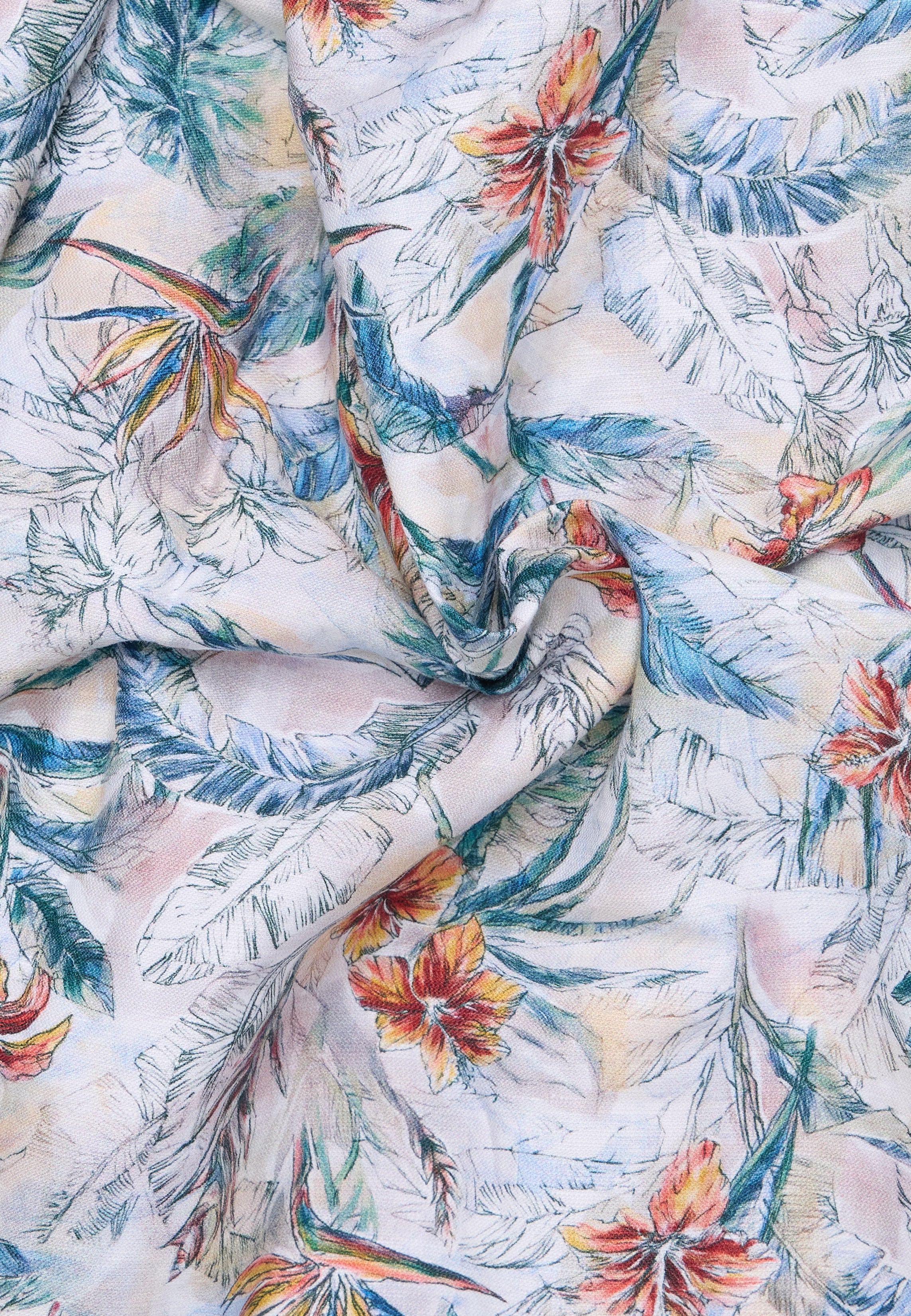 ETERNA 1863 Comfort Fit Hemd - Tropical Mist Linen - 2603-24-ES69 von Eterna