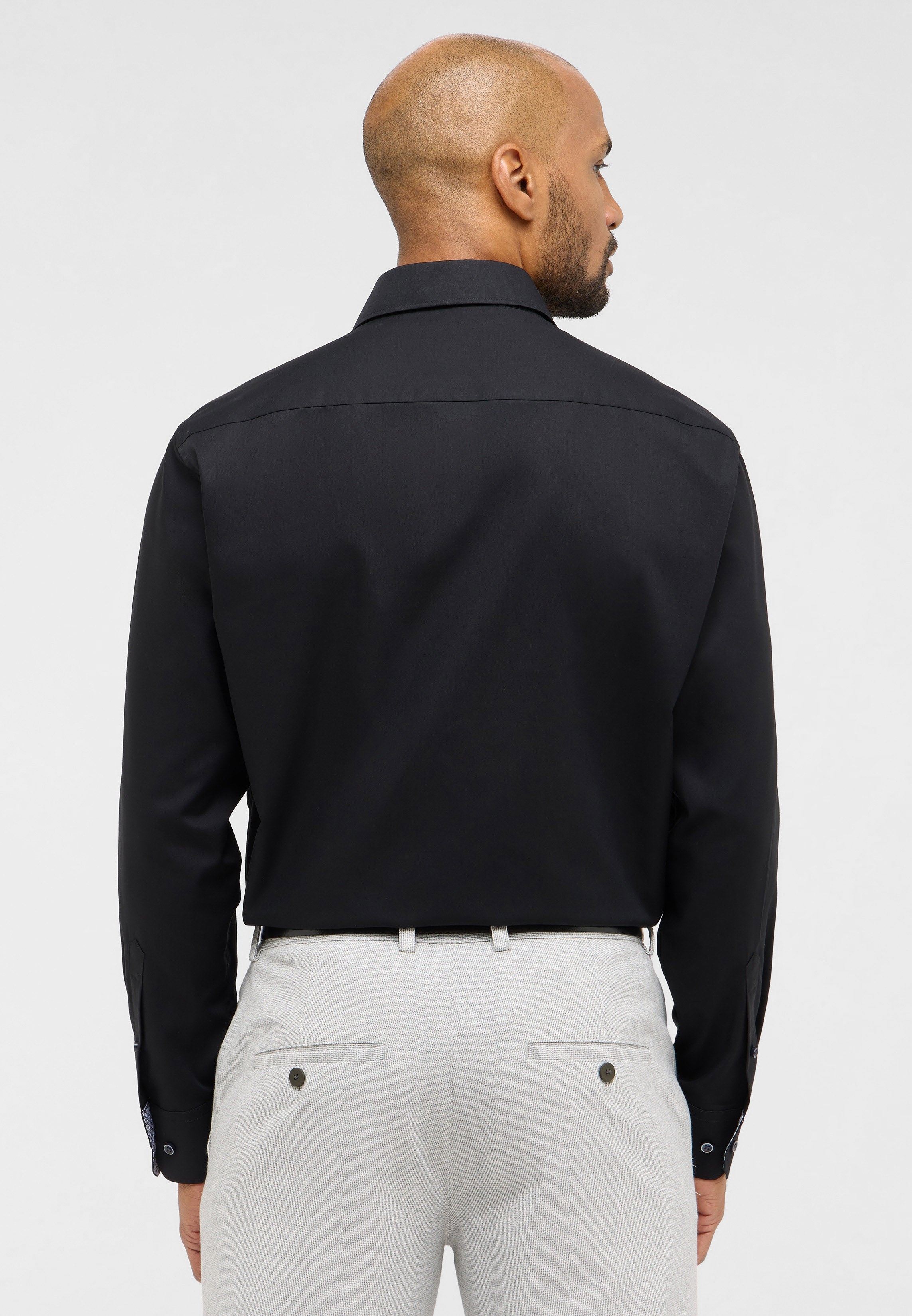 ETERNA COMFORT FIT Langarm Hemd - Midnight Ink - 1305-39-E15K von Eterna