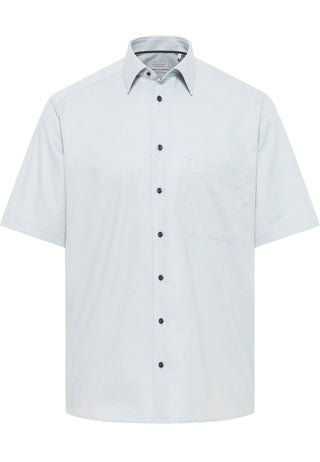 ETERNA COMFORT FIT Kurzarm Hemd - Seafoam Check - 1181-42-K181