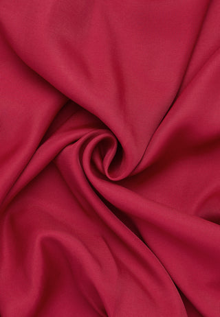 ETERNA LOOSE FIT Langarm Bluse - Crimson Satin Glow - 5270-96-D931