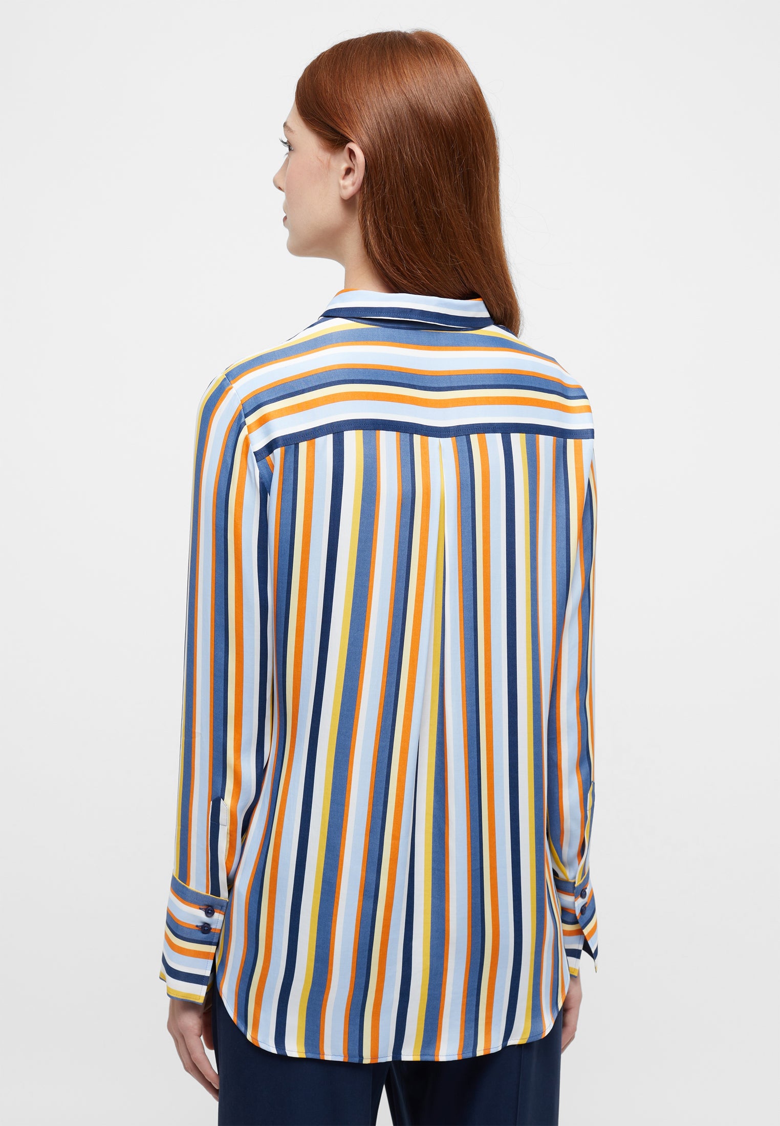 ETERNA REGULAR FIT Bluse - Saffron Coast Stripes - 6423-71-D247 von Eterna