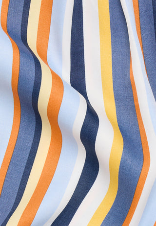 ETERNA REGULAR FIT Bluse - Saffron Coast Stripes - 6423-71-D247