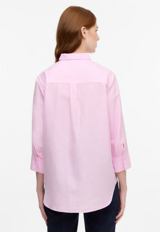 ETERNA Loose Fit 3/4-Arm Bluse - Powder Petal Pink - 5155-50-R923