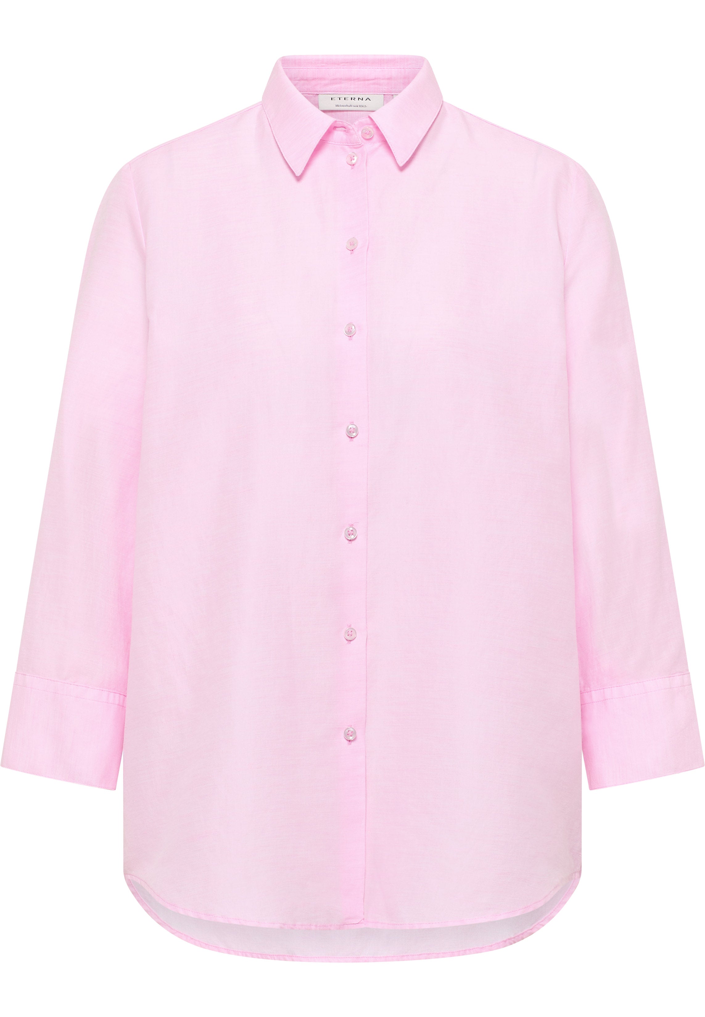 ETERNA Loose Fit 3/4-Arm Bluse - Powder Petal Pink - 5155-50-R923