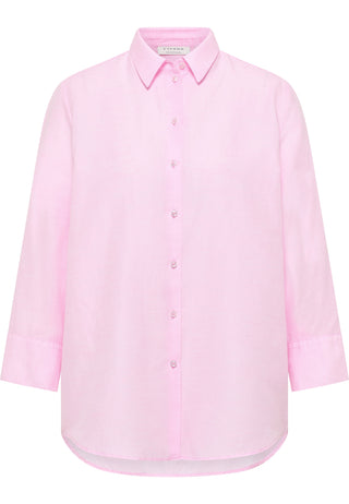 ETERNA Loose Fit 3/4-Arm Bluse - Powder Petal Pink - 5155-50-R923