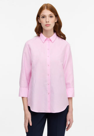 ETERNA Loose Fit 3/4-Arm Bluse - Powder Petal Pink - 5155-50-R923