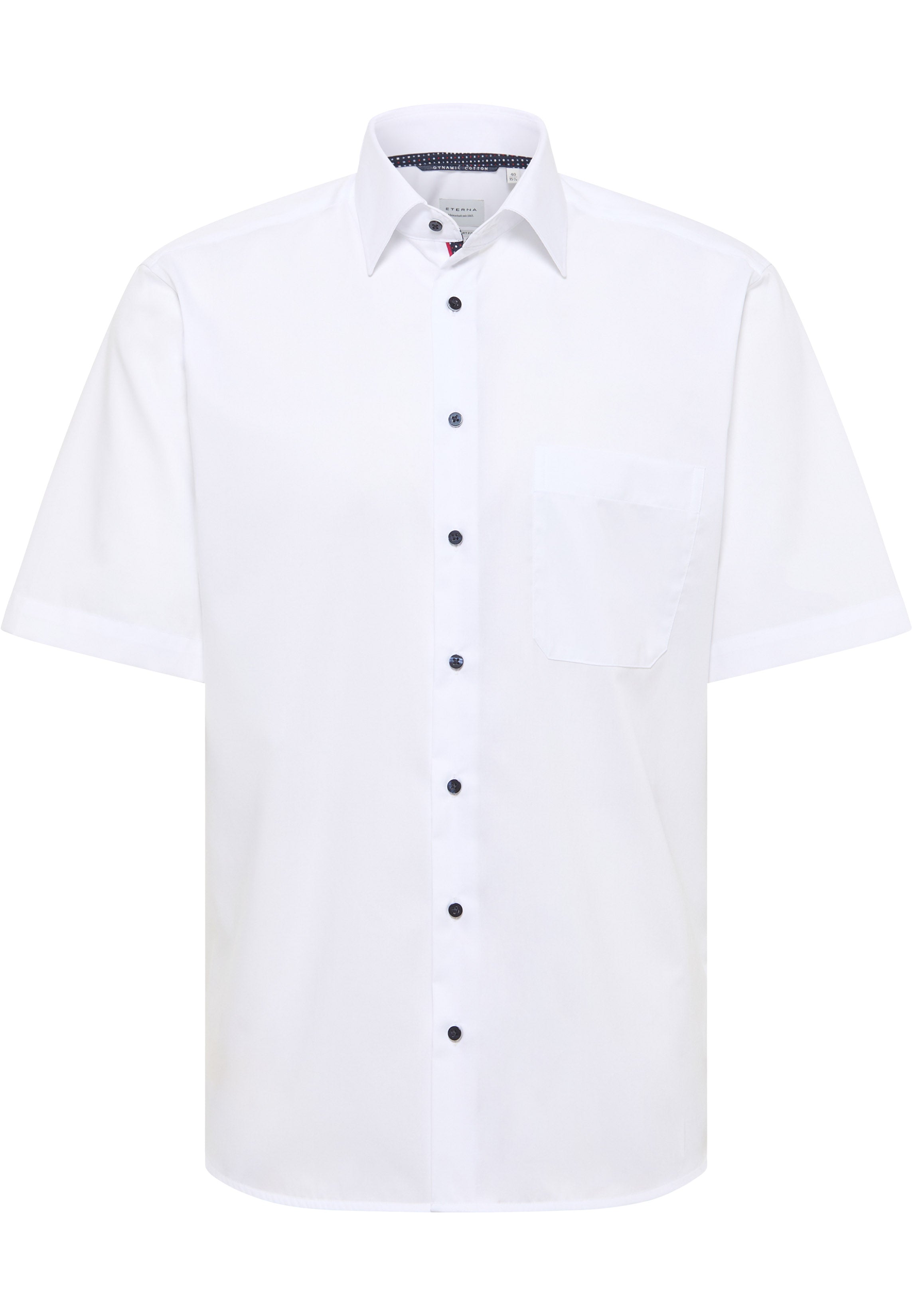 ETERNA COMFORT FIT Kurzarm Hemd - Glacier White - 1482-00-K181