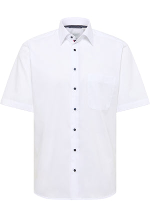 ETERNA COMFORT FIT Kurzarm Hemd - Glacier White - 1482-00-K181